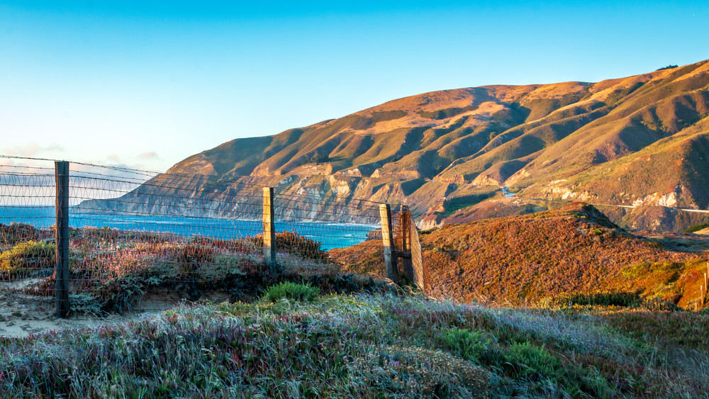 Big Sur Fenced In Photography Art | Kermit Carlyle Photography 