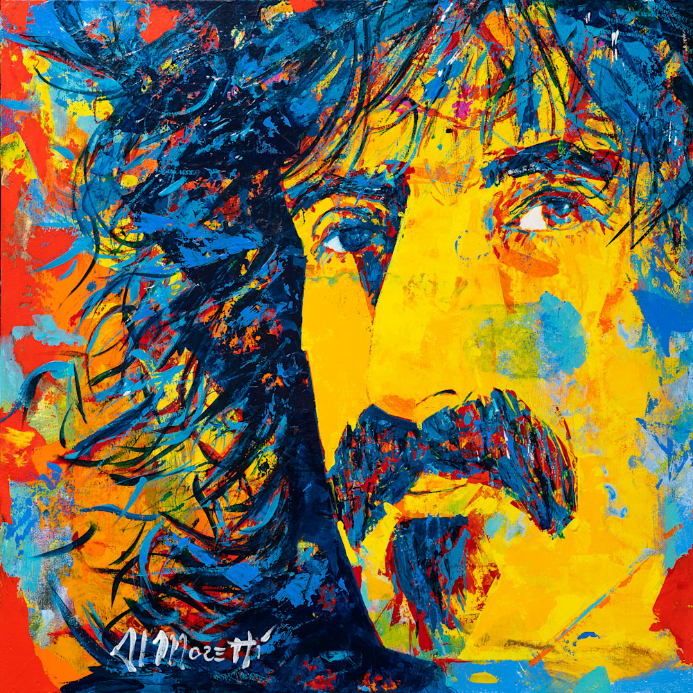 Frank Zappa, Mother of Invention,  Painting by Al Moretti