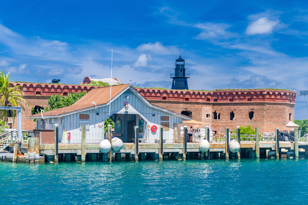 Fort Jefferson From The Sea Photography Art | kramkranphoto
