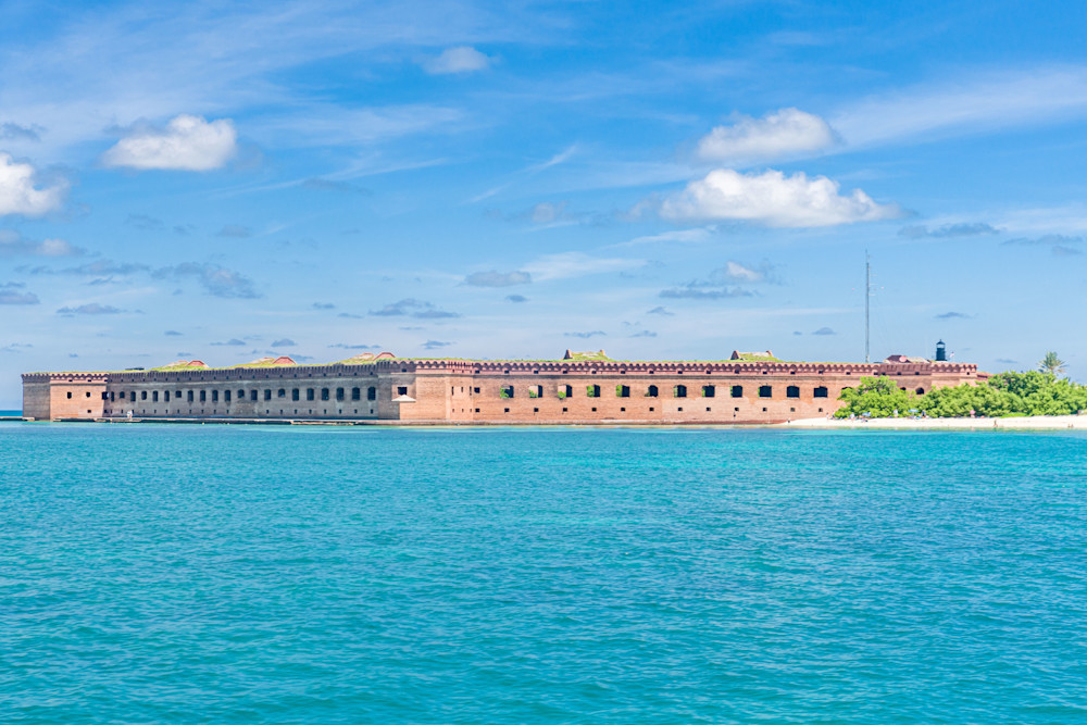 Approaching Fort Jefferson Photography Art | kramkranphoto