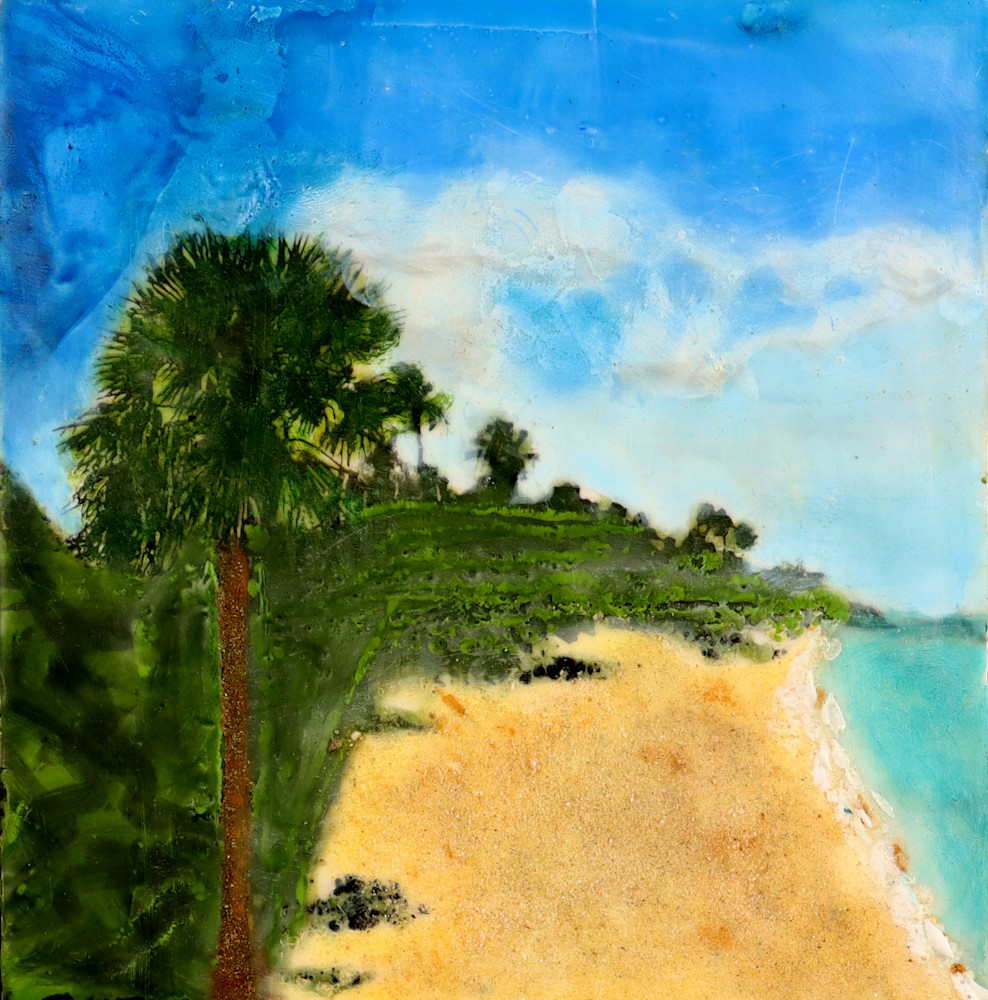 Palms On A Deserted Island Art | annbreinig