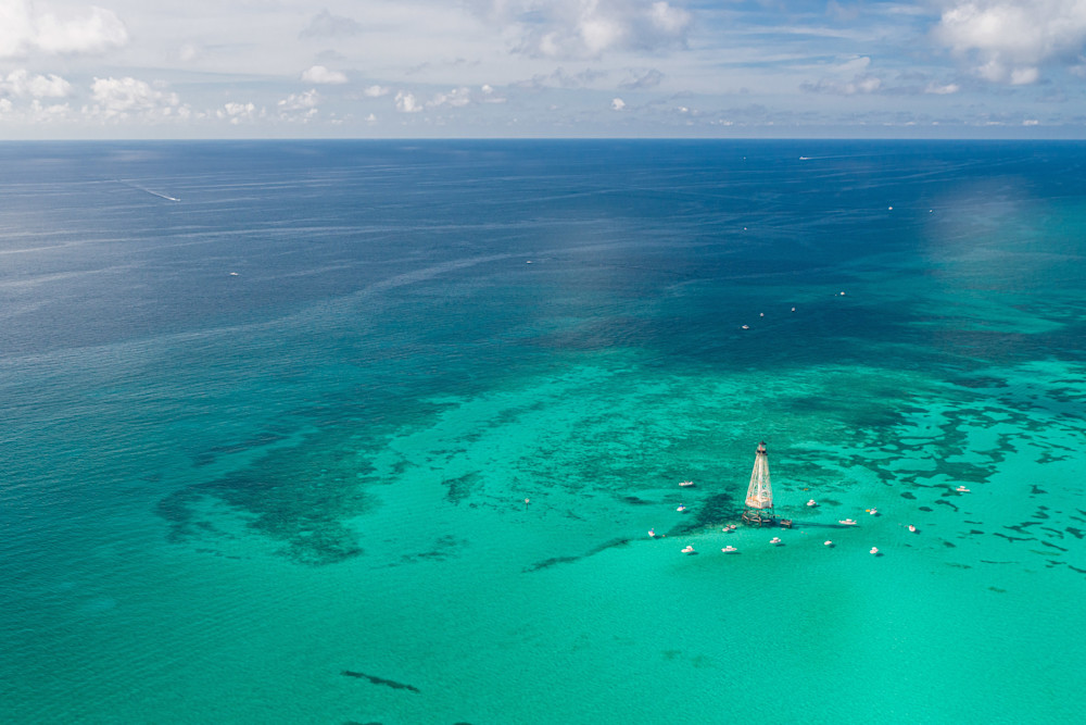 Aqua Colored Waters Of The Reef Photography Art | kramkranphoto