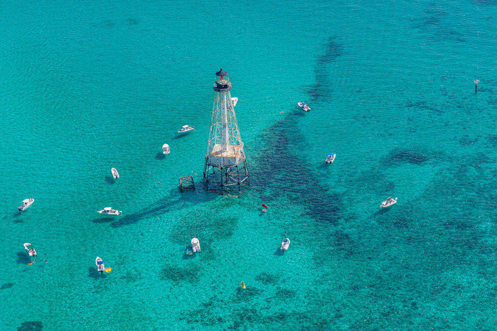 Tranquil Atmosphere Alligator Reef Light Photography Art | kramkranphoto