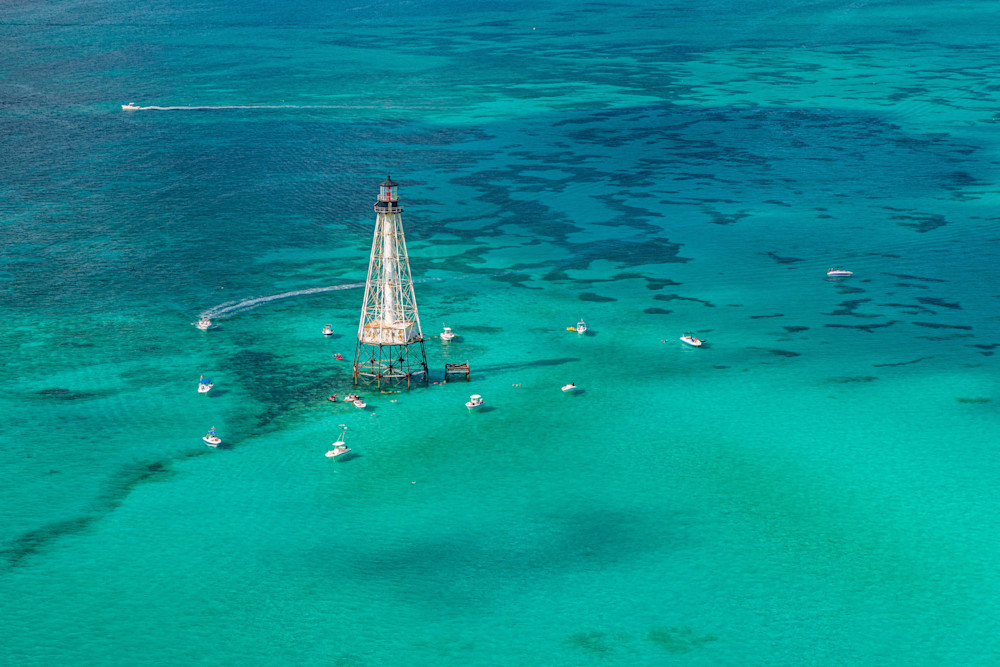 The Waters Surrounding Alligator Reef Photography Art | kramkranphoto