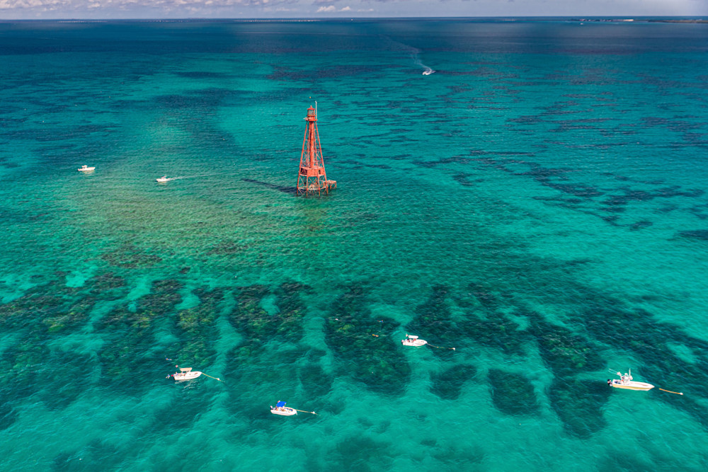 Coral Reef Patterns Sombrero Key Light Photography Art | kramkranphoto