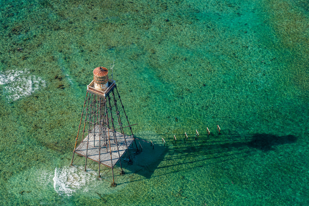Rising From A Sandy Key, Sand Key Lighthouse Photography Art | kramkranphoto