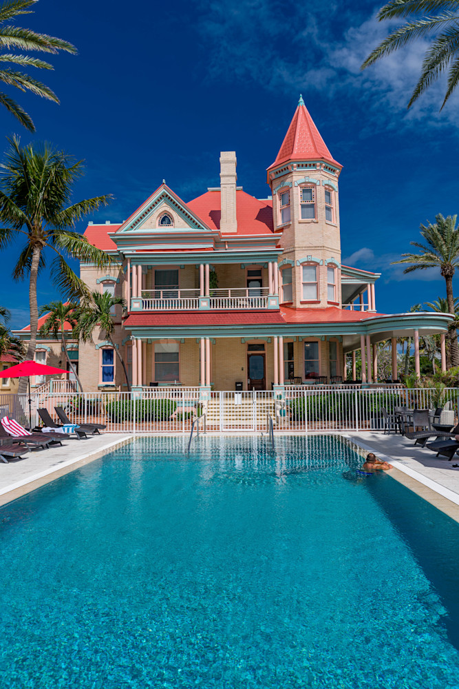 The Mansion On The Sea In Key West Pool Photography Art | kramkranphoto