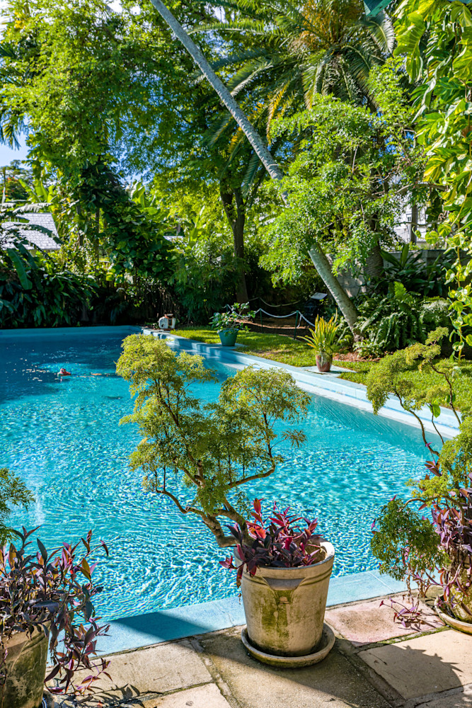 Ernest Hemingway's House In Key West Is The Swimming Pool. Photography Art | kramkranphoto