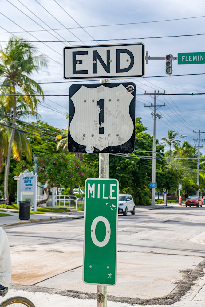 Key West Mile Zero Photography Art | kramkranphoto