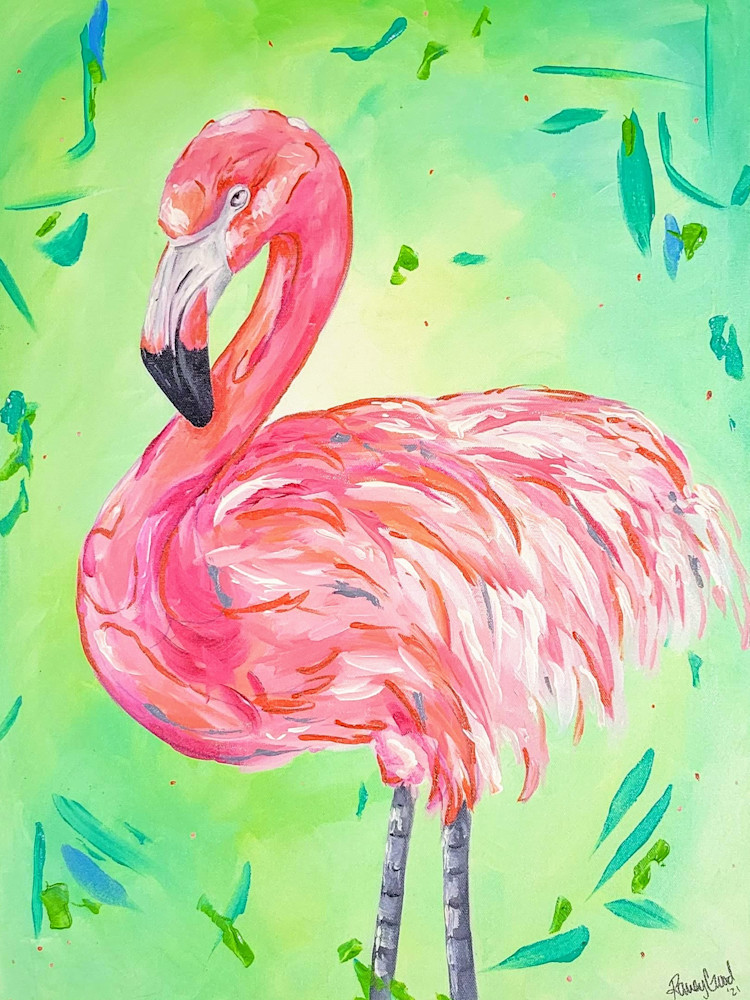 Flamingo Art | Art by Raney Good