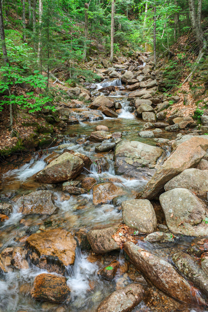 Waterfall In White Mountain #2, New Hampshire, Usa Photography Art | My World Pix