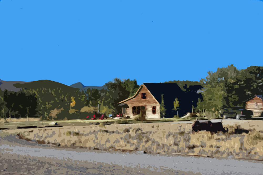 Idaho Ranch House 2 Art | IN the Moment Creative