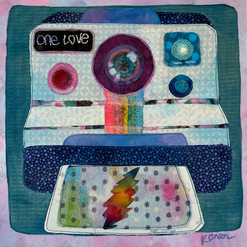 One Love Polaroid Art | Karen Payton Art