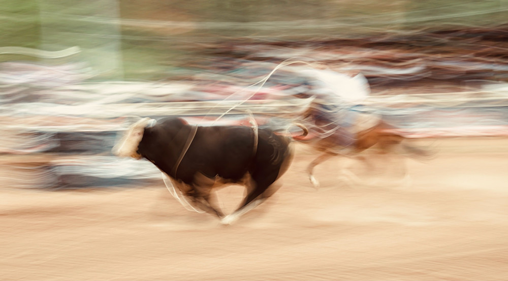 Get Danny's Blurred Rodeo10 Art Print Product in New York