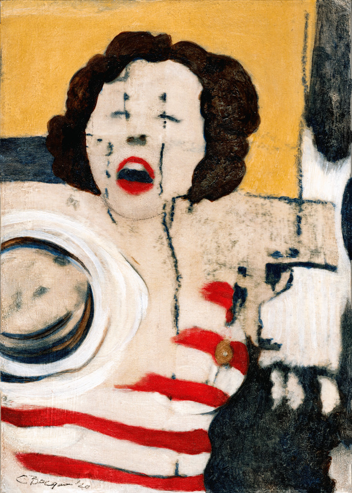 The Scream, Print, 2020, by artist Carolyn A. Beegan