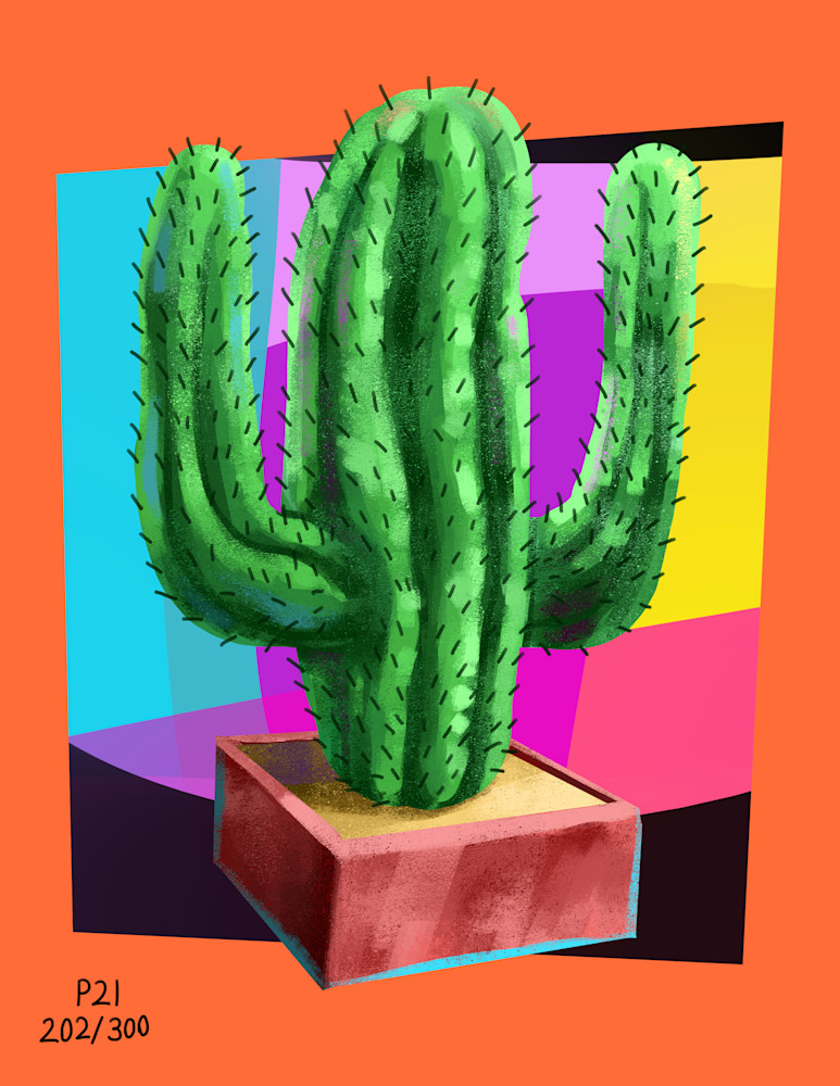 The 100th Cactus Art | Matt Pierson Artworks