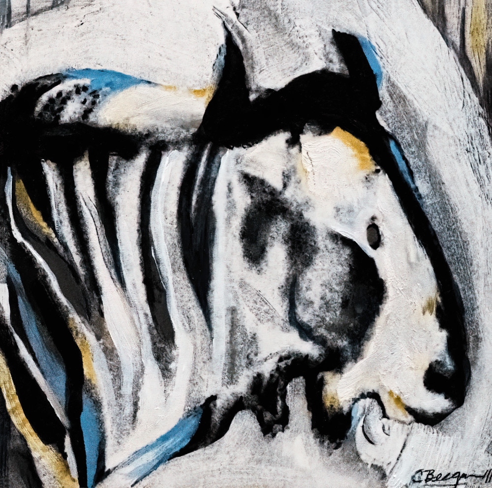 Study for Wildebeest, No. 1, 2011 by artist Carolyn A. Beegan