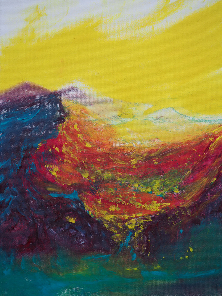 Mountain Landscape Purple Dragon Rook