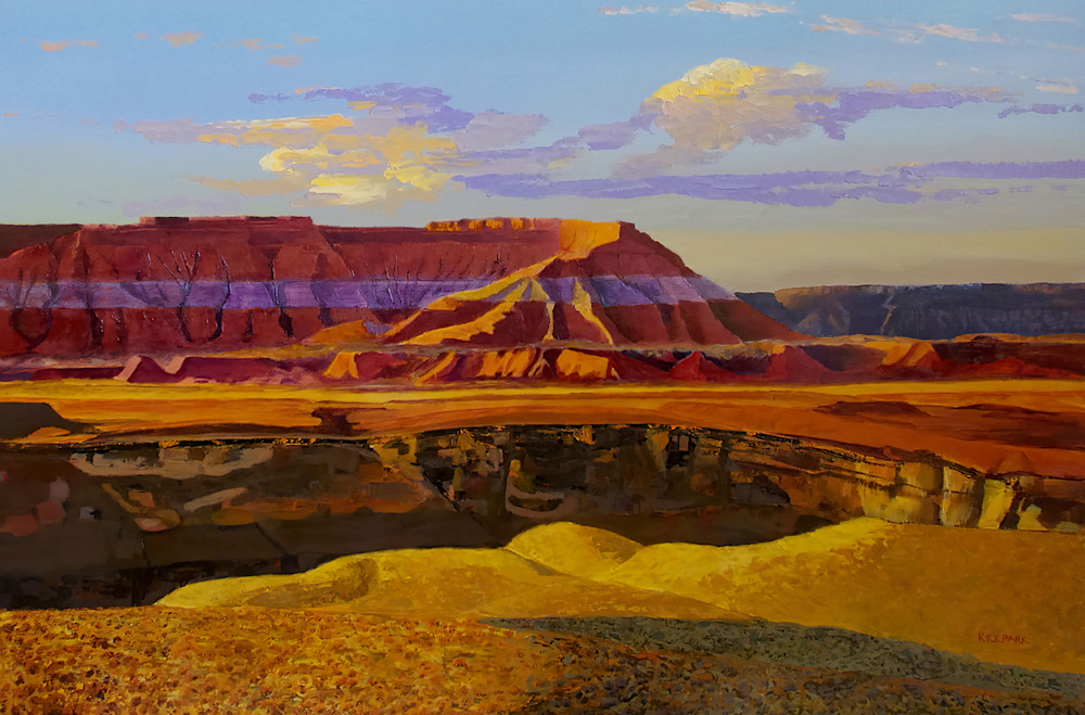 Sunrise On Gooseberry Mesa Art | kirkparkart