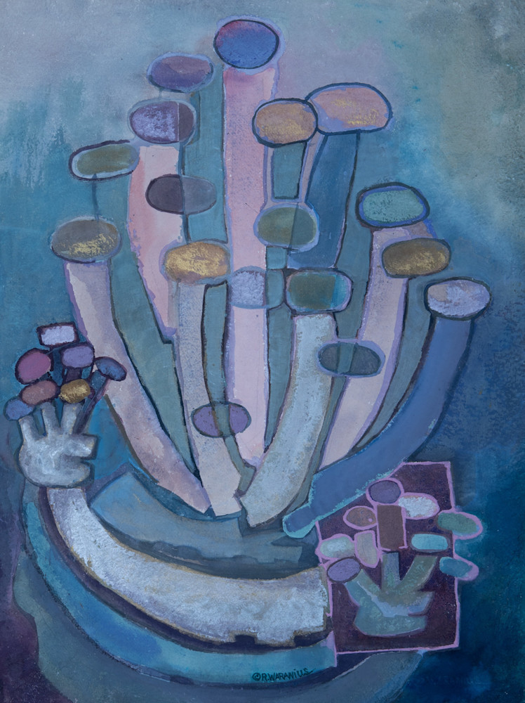 Gemstone Fountain Art | Thistle Hill Studio