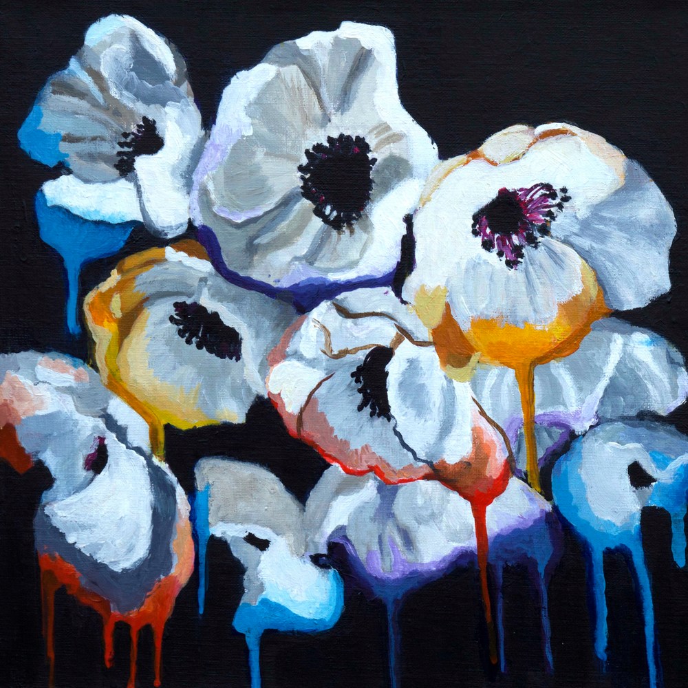Flowers Of Hope Art | Gabriela Ortiz Art and Design