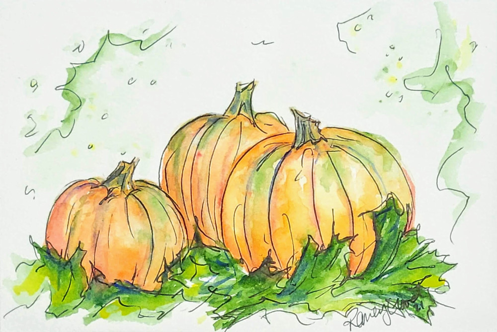 Pick A Pumpkin Art | Art by Raney Good