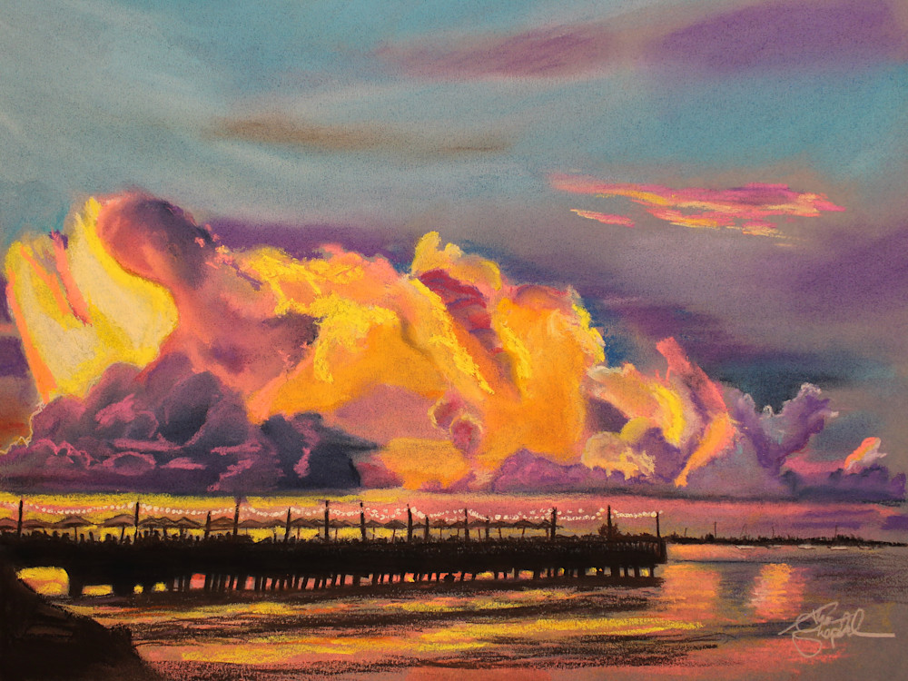 Key West Sunset Pier Art | Thom Shepherd Art