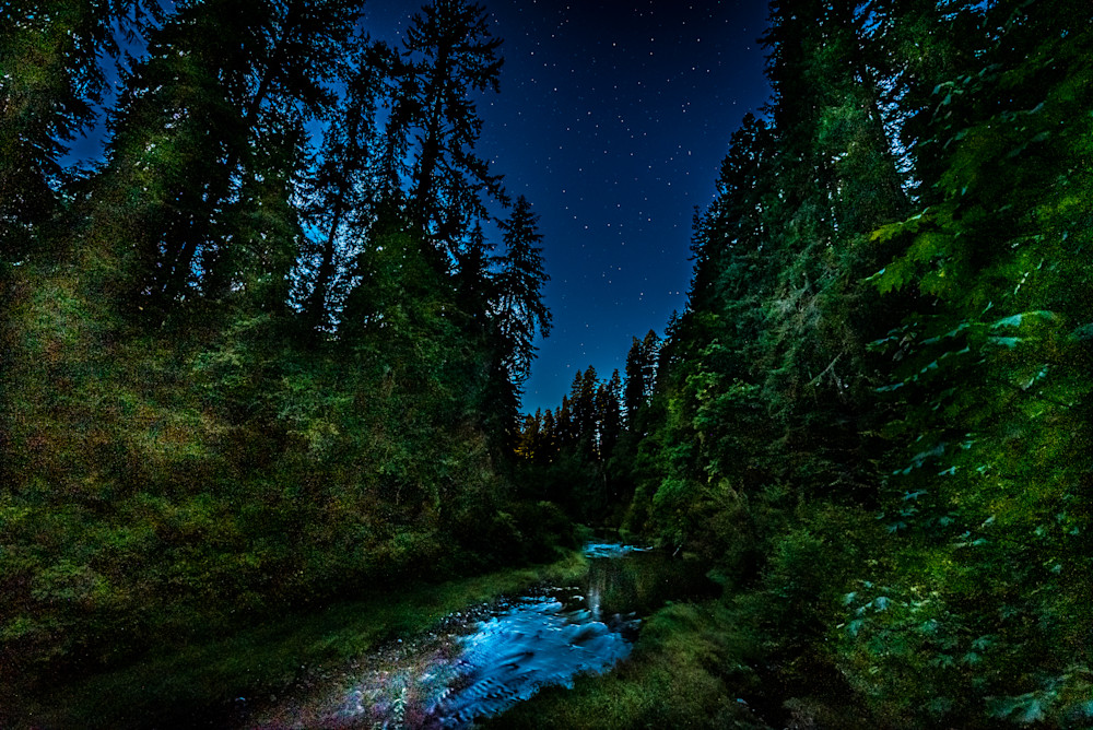 Drift Creek Full Moon Photography Art | Gingerich PhotoArt