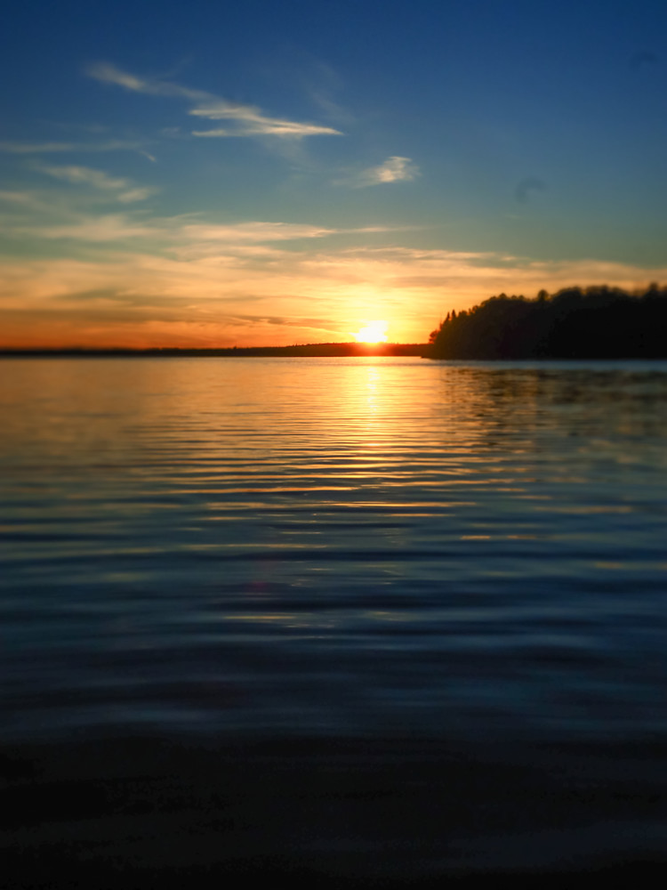 Sunset on Lake Pakwash in Ontario, Canada-5-Five