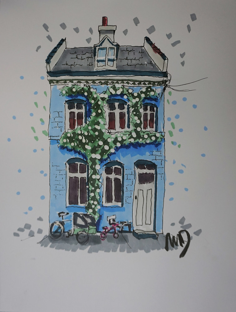 Flower House Art | Matt Dawson Art