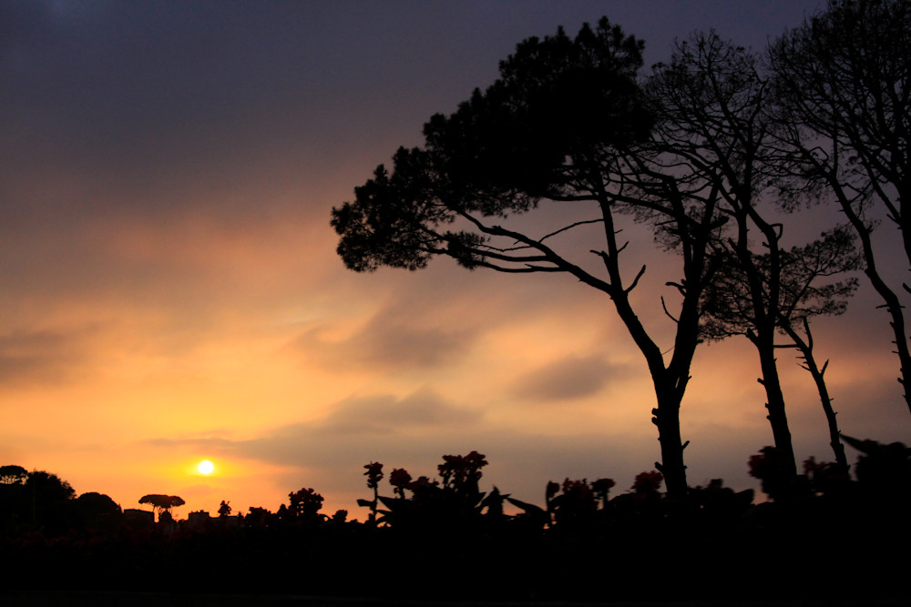 Lebanese Sunset Silhouette Photography Art | Mike Faddoul Photography LLC