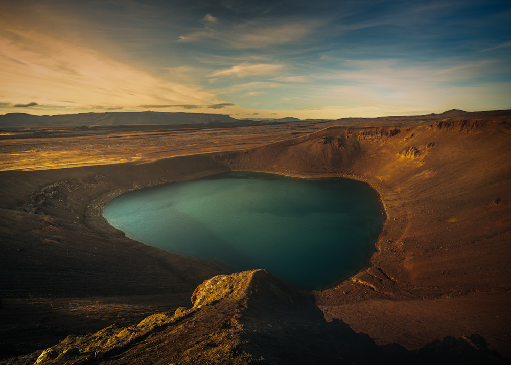 Krafla Crater  Iceland Photography Art | Raj Bose Photography