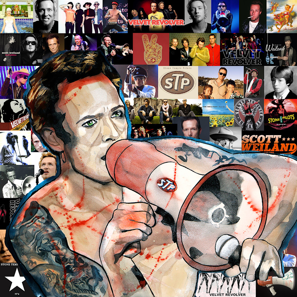 Scott Weiland Pop Art | William K. Stidham - heART Art