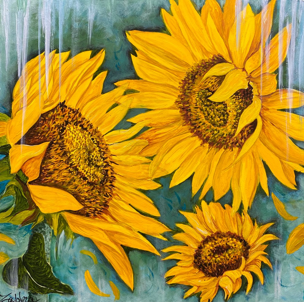 Sunflower South Art | Kim Zabbia 
