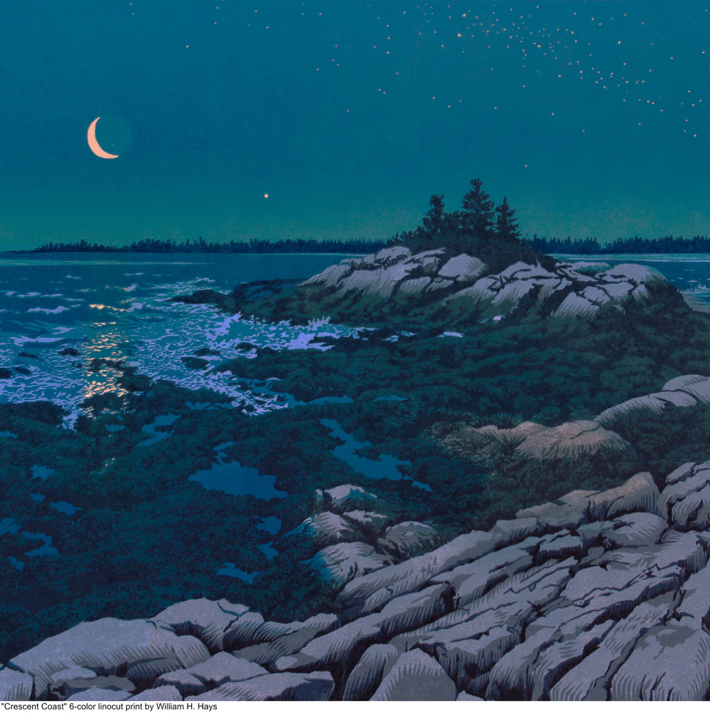 Crescent Coast Calendar Art | William H. Hays
