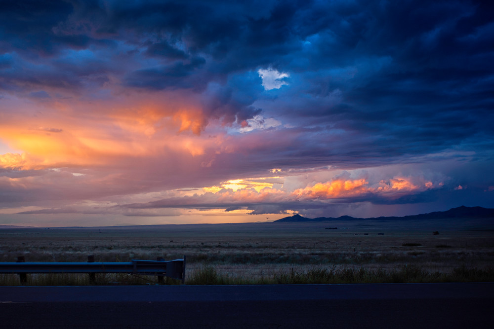 Sunset On Highway 60, New Mexico Photography Art | Sean Weaver Photography