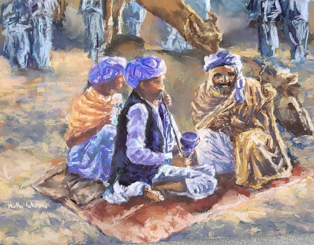 After The Camel Fair Art | Art by Lakshmi