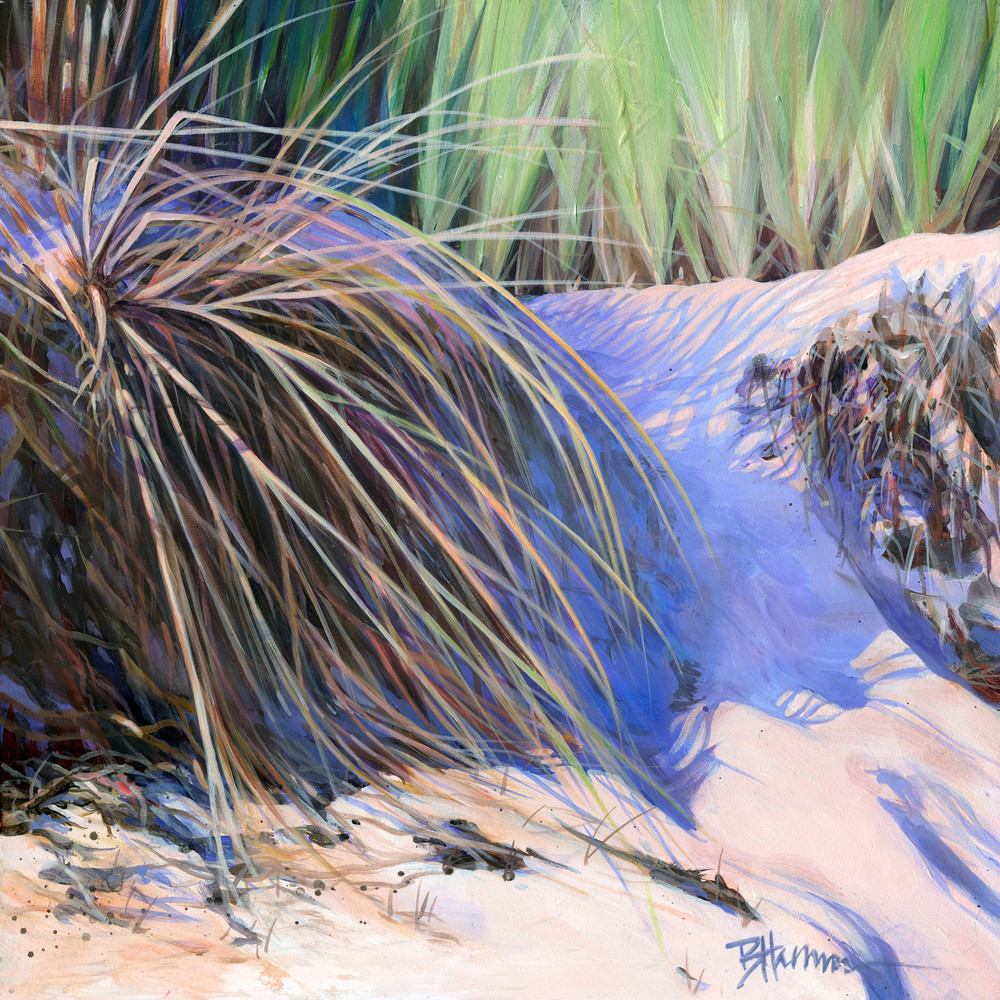 Beach grass painting