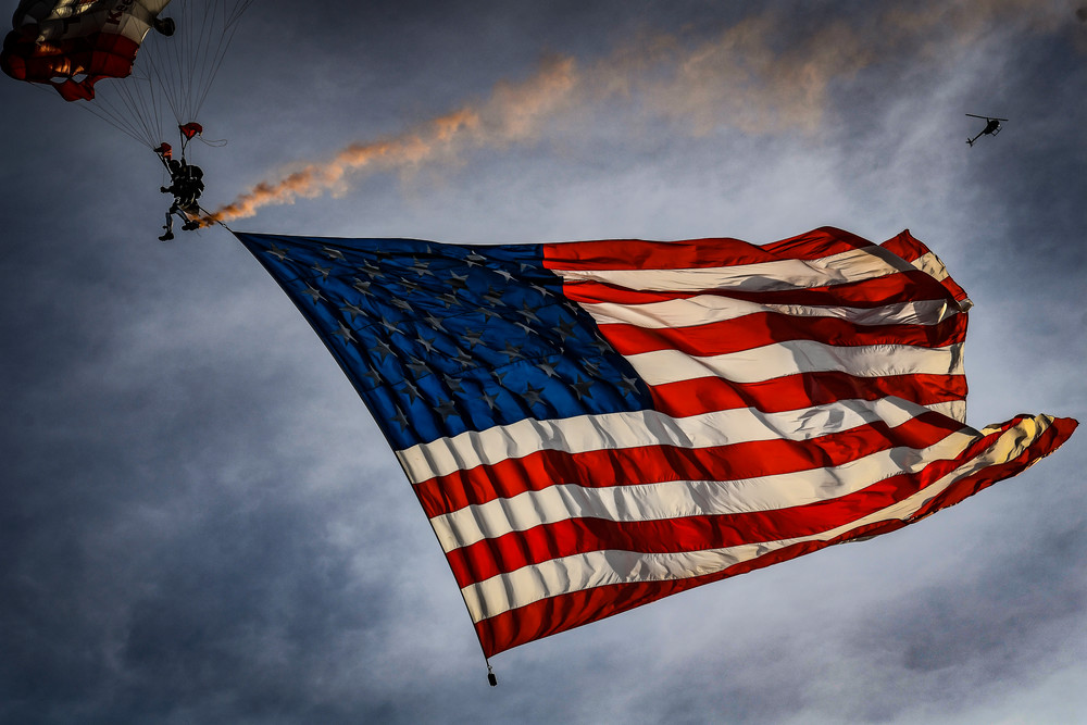 Weatherford Rodeo Old Glory Photography Art | JoeDuty.com