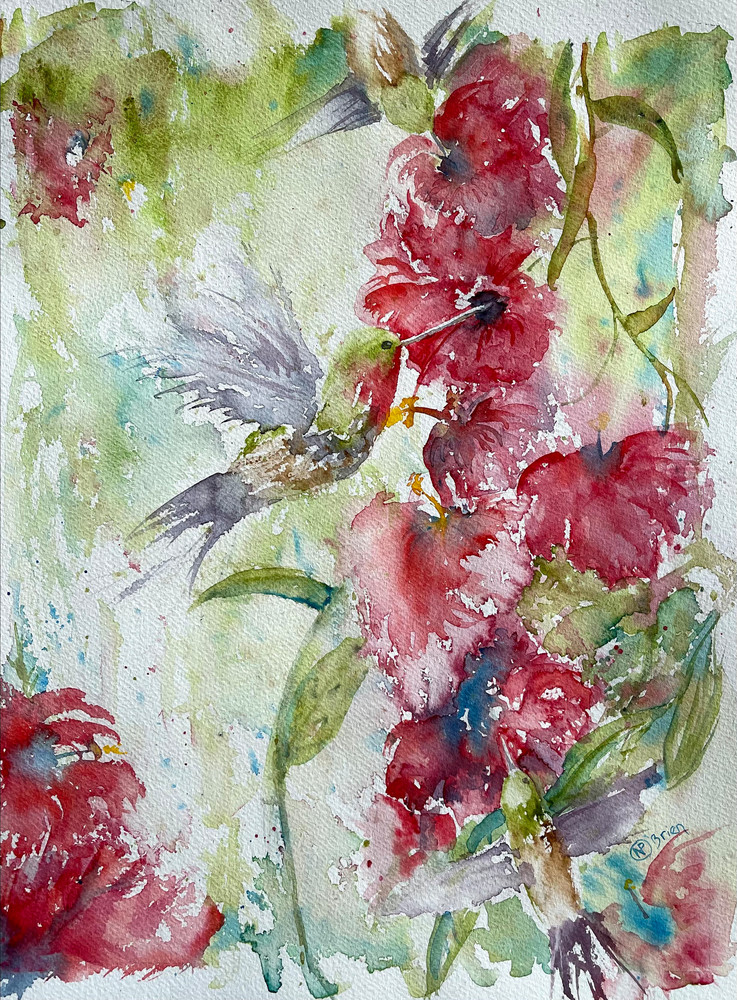 Hummingbird Series 1 Art | Color Splash Ranch