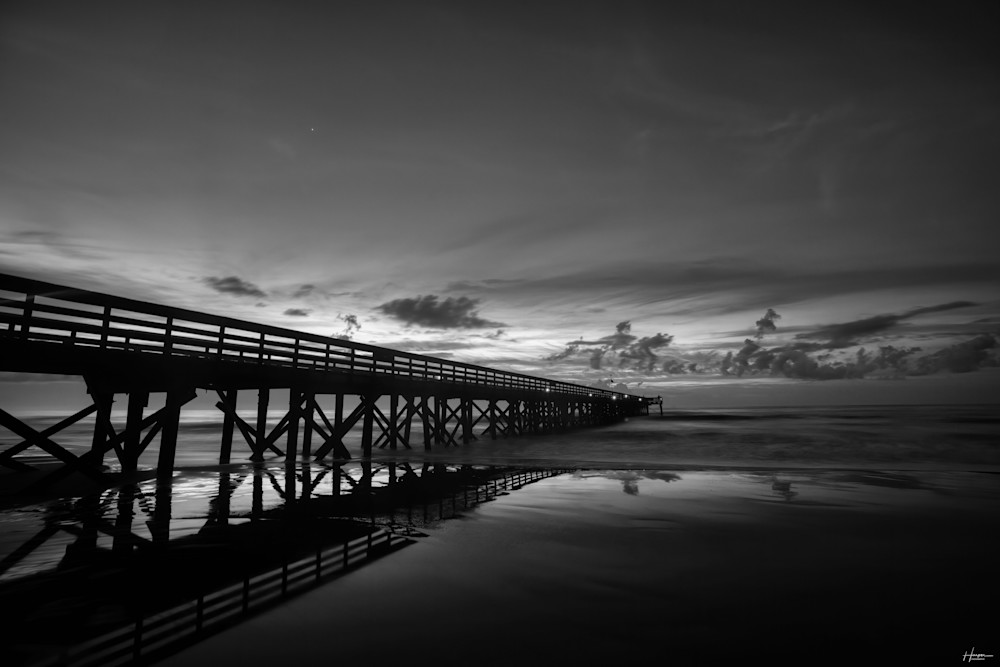 Piering Darkness : Isle Of Palms, Sc Photography Art | Brad Harper Photography