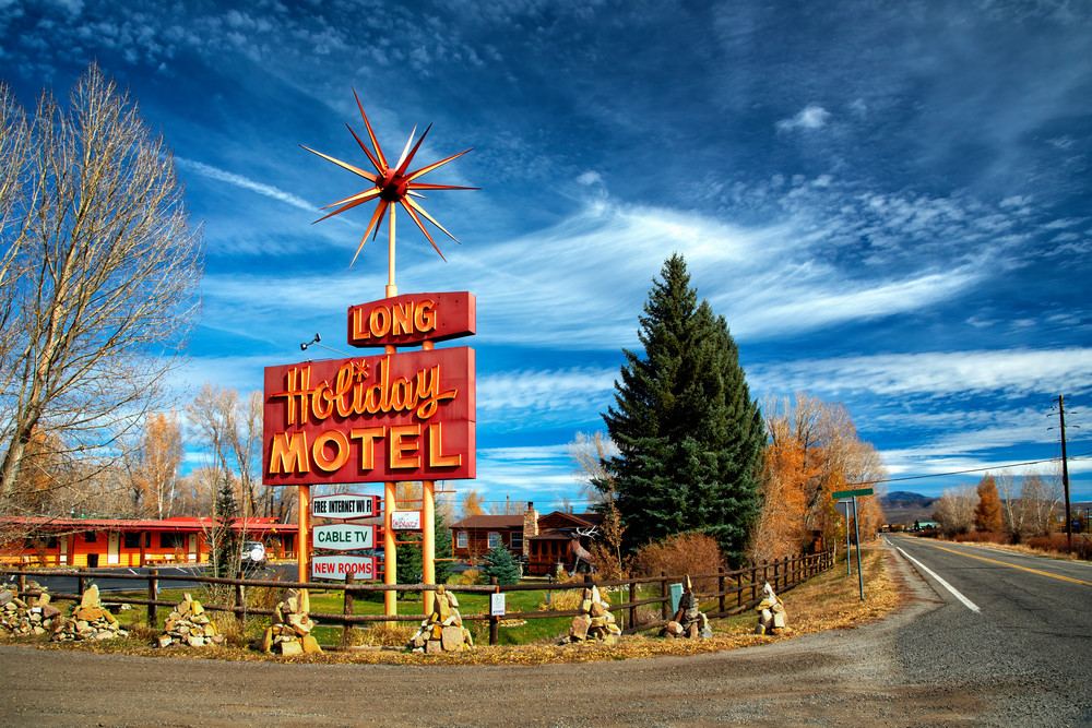 Retro Long Holiday Hotel - Colorado fine-art photography prints
