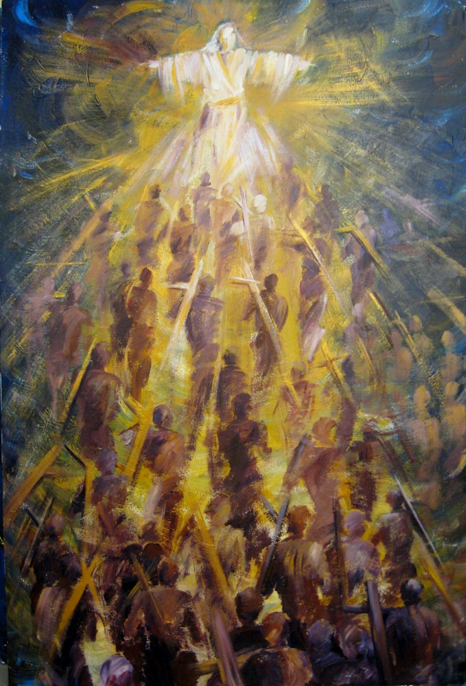 Caring Crosses To Jesus  Art | ELENA ERŐS FINE ART