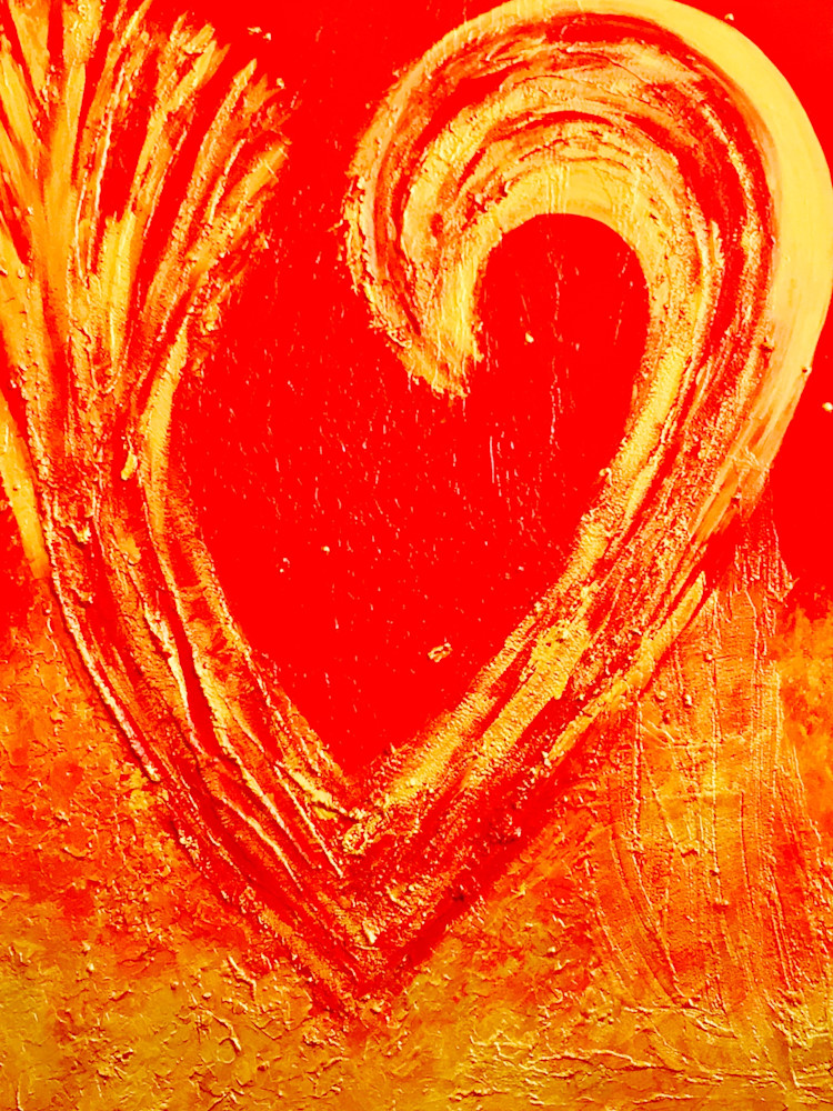 Heart On Fire Ii Art | Wandering Eye Art Gallery