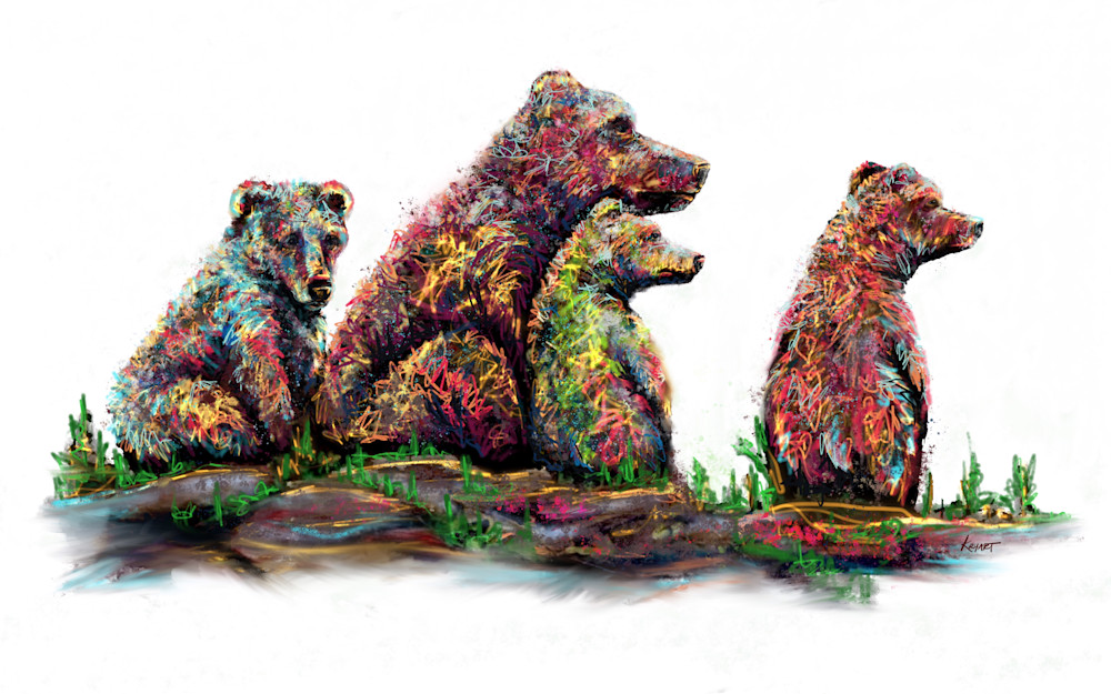 Bear Fam Art | Kristyn Watterworth