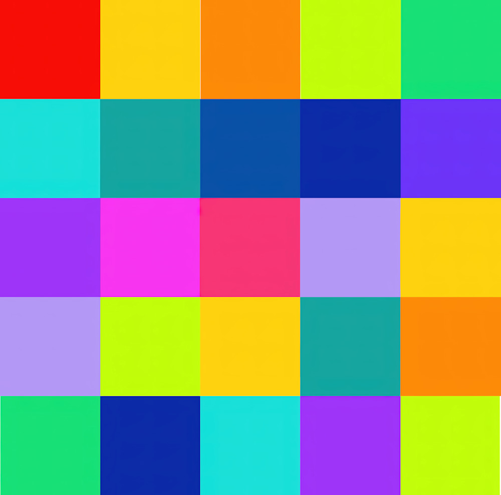 Colored Checkerboard/Merch Art | karenihirsch