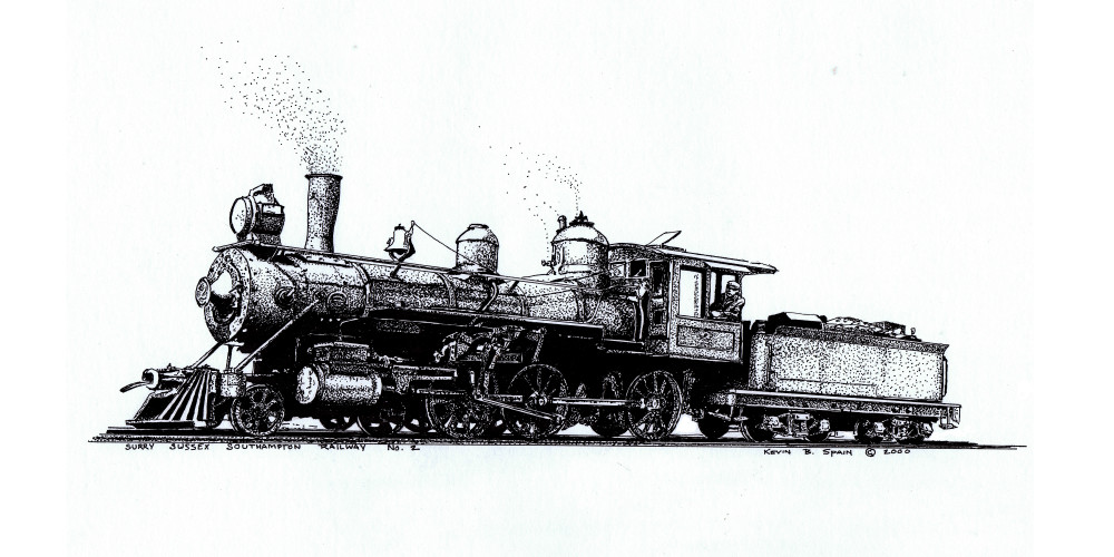 Mail Train Art | kevinindieart
