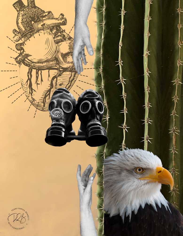 The Eagle Has Landed In Isolation  Art | Penny Ramos-Bennett Art