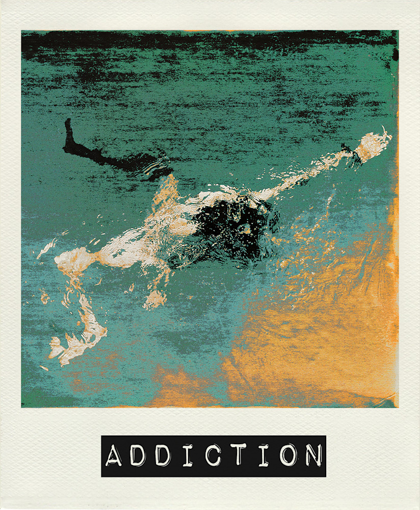 Addiction color photograph part of Salvation series.