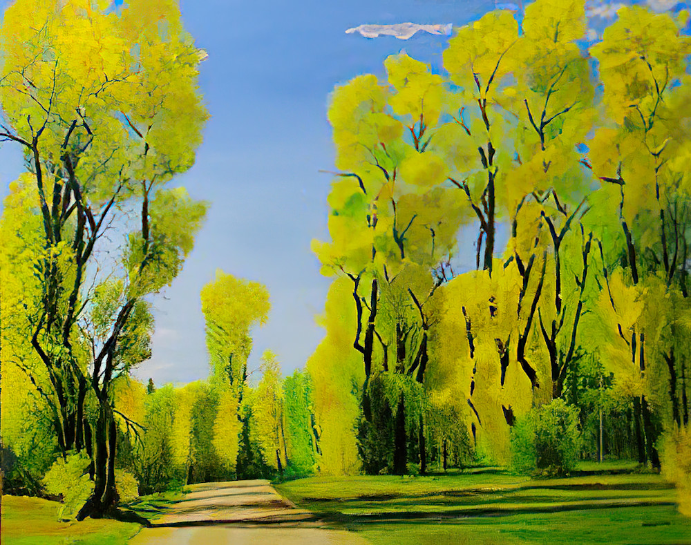 Autumn Cottonwoods  Art | kirkparkart